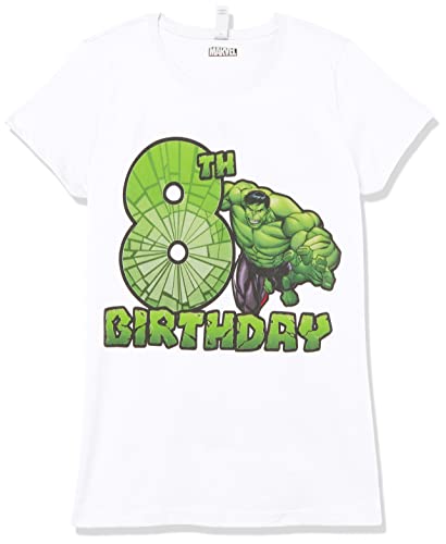 T-shirt Marvel fille 8 ans blanc taille L haut anniversaire
