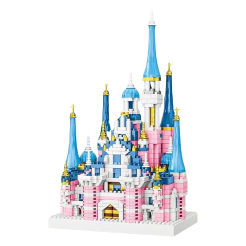 Image of Kawaii Kart | Architecture Cartoon Fantasy Castle Building Brick Toys with Interlocking Building Blocks 1300+ Pieces | STEM Toy Educational Collectible Brick Toy for Kids
