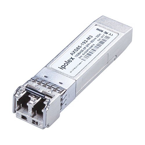 ipolex 10Gb Modulo SFP, 10GBase-SR SFP+ Multimodale LC Transceiver per Ubiquiti UF-MM-10G, Netgear AXM761, 850nm, 300m