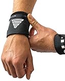 FÜR JEDEN GEEIGNET - Das rutschfeste Silikon auf den Bändern sorgt für einen stabilen Verschluss und individuell einstellbaren Halt für jegliche Sportarten und Übungen. Die Premium Bandagen sind in Einheitsgröße und flexibel einsetzbar für Calisthenics, Crossfit, Fitness, Gewichtheben, Krafttraining, Powerlifting, Bodybuilding und Turnen. 