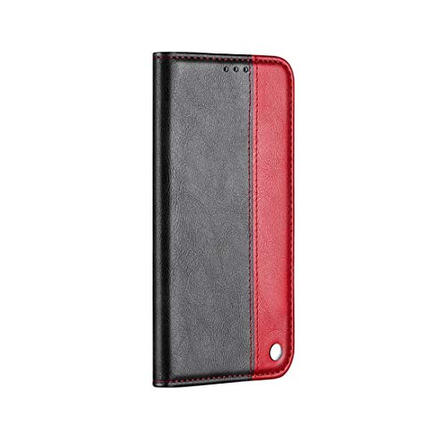 ZSHW com suporte, compartimentos para cartões, carteira e cordão (cinza), capa de couro flip horizon