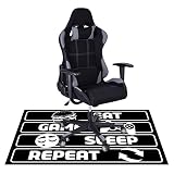 Ferocity | Bodenschutzmatte Bürostuhl Unterlage | 90X140cm | für Schreibtisch ins Büro | Kinderzimmer Spielmatte | rutschfest | Kratzfest | für Hartboden | Model Gamer Repeat [161]