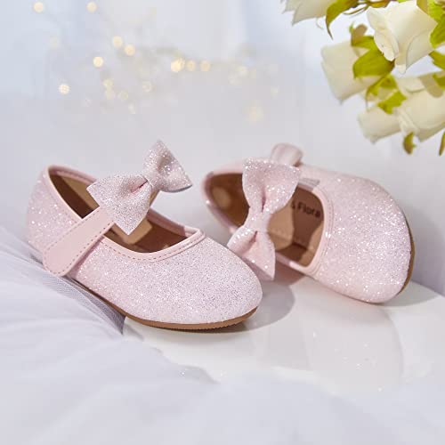 image for Felix & Flora Girls Mary Jane Flat Dress Shoe for Toddler Little Kid P