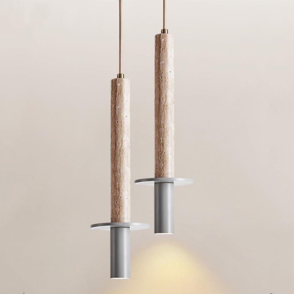 SEMANHUA Nordic lampa sufitowa wytrzymała i trwała, nowoczesna lampa wisząca, żółta jaskinia, kamień cylindryczny, projektor restauracyjny, bar, salon, jadalnia, oprawy oświetleniowe