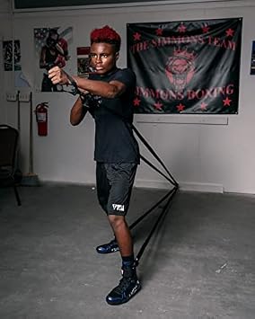 TITLE Boxing Powerquad Resistance System - عصابات المقاومة ، معدات تدريب القوة ، عصابات التمرين ، عصابات المقاومة للعمل ، معدات اللياقة البدنية للعصابات ، مقاومة الملاكمة الظل
