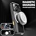 Guppy for iPhone 17 Pro Max Magnetic Waterproof Case, Built-in Screen Protector [IP68 Waterproof][14FT Military Drop Proof] 360° Full Body Protection Dustproof Shockproof Heavy Duty Rugged Case-Black