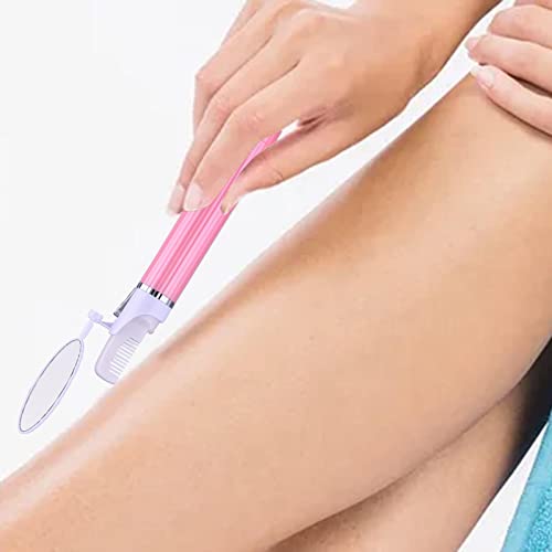 Bavokon barbear elétricos para mulheres, fácil usar e barbear elétrico feminino fácil usar - Navalha
