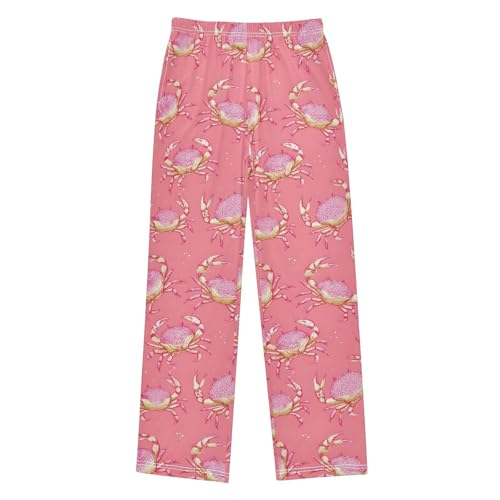 ALAZA Lovely Stylish Crab Pajama Lounge Pants Long Sleep Pajama Bottoms with Pockets
