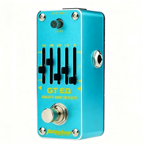 EX 5 Band EQ Mini Pedal de guitarra analógico EQ Pedal