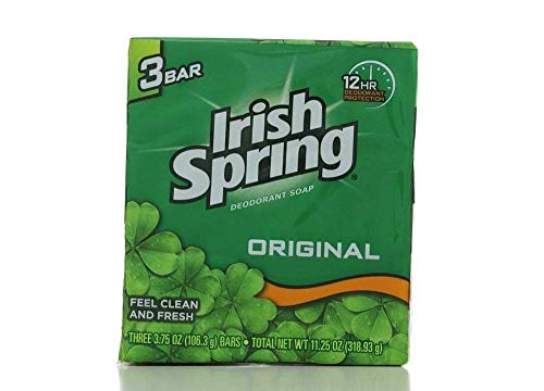 Irish Spring Deodorant Soap Original scent with Hydrobeads Value Pack - 20 Bars