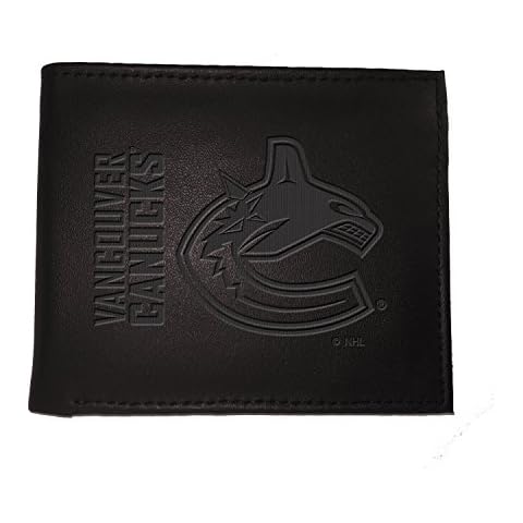 Team Sports America Vancouver Canucks Bi-Fold Leather Wallet Cover