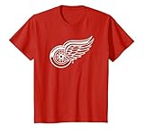 Detroit Red Wings Icon Red Officially Licensed T-Shirt, Youth, Red, Small
