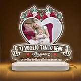📦 Cosa Riceverai? ✔ 1 lastra in plexiglass personalizzata con foto e dedica ✔ 1 base in polivinile (a scelta tra piedini, standard o con LED) ✔ Cavo USB con interruttore (solo per la versione con LED)