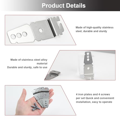 Generic DISHWASHER REPLACEMENT Undercounter Dishwasher Bracket Replacement,Dishwasher Bracket Mounting Kit thumb #2