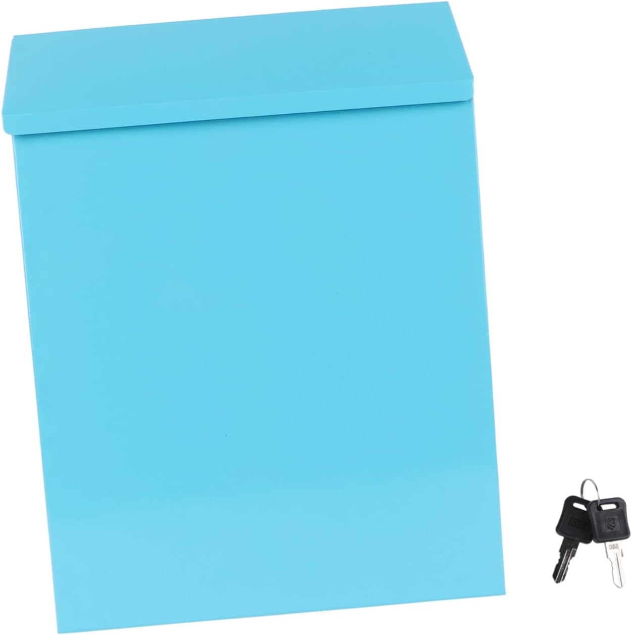 1pc House Mailbox Wall Mount Mailbox Letters Storage Box Iron Post Box Suggestion Case