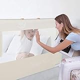 【Duerme Tranquilo】 La barandilla cama bebé infantil está diseñada para evitar que los bebés se caigan de la cama, especialmente cuando están durmiendo; al evitar que los niños se caigan, puede protegerlos bien durante la siesta o el sueño por la noche, ya sean niños o padres