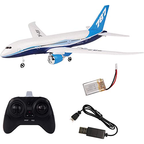 3-Kanal 2.4GHz RC ferngesteuertes Flugzeug Flieger, Schaum Drohne Kinder Ferngesteuertes Flugzeug Spielzeug,A