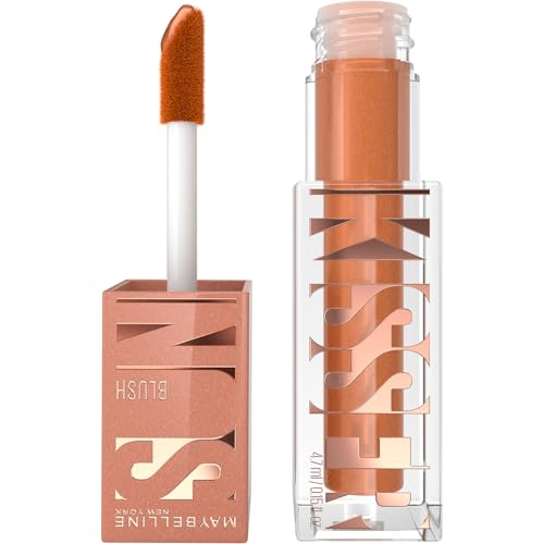 Maybelline New York Sunkisser Blush Liquido Blush per baci al sole Glow 12 Summer in the City, 4, 7 ml