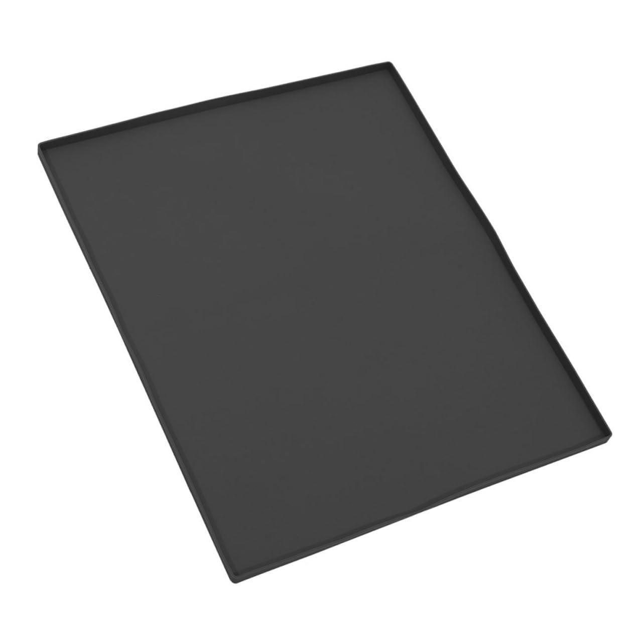 Artibetter Silikon Waschmaschinen Schutzmatte in Schwarz Starke Schutzfunktion und Formbeständig Minimalistisches Design für Waschmaschine und Trockneroberseite