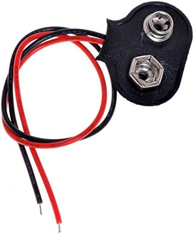 EX ELECTRONIX EXPRESS 9v a presión de la batería tipo T con cables de alambre