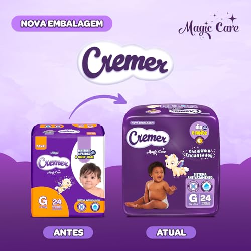 Fralda Cremer Jumbo G 24 Unidades glide
