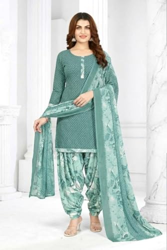 Image of Yashika Women'S Unstitched Crepe Dress Materials | Crepe Salwar Suit For Women | Suit Material For Women Unstitched