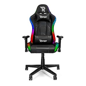 Ranqer Aura gamestoel RGB/LED zwart