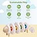 PlanToys® Lacing Sheep Wooden Threading Toy for Kids Ages 3+ | Montessori Fine Motor & Coordination Activity for Focus & Creativity | Eco-Friendly Educational Toy