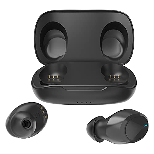 Blackview AirBuds 1 Écouteurs Bluetooth 5.0 sans Fil, Appariement Automatique, Micro Intégré, 25H d'Autonomie Contrôle Tactile Casque, Anti-Bruit CVC 8.0, ENC Technologie Cover