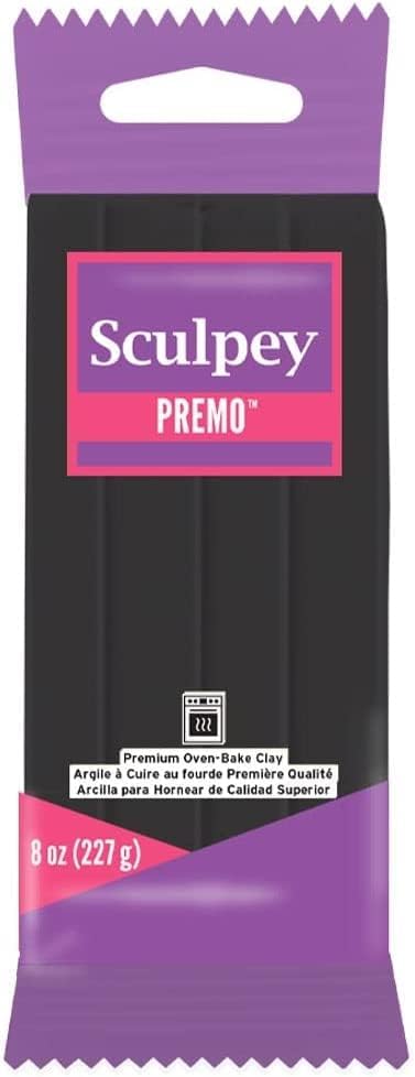 M00524 MOREZMORE 8oz Sculpey Premo Negro Horno Horno Horno Arcilla Polimérica