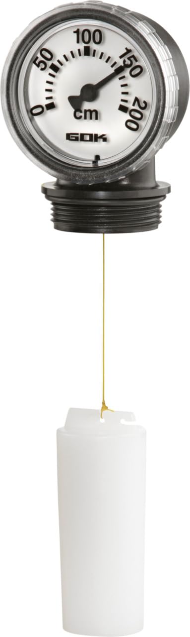 'GOK Level Monitor Universal "Male G1.1/2" Charcoal "