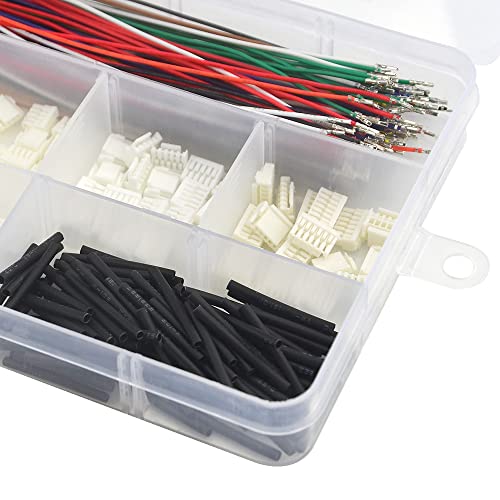 Kit de conectores GH 1.25 mm con 130 piezas y cables pre-crimpados miniatura 7