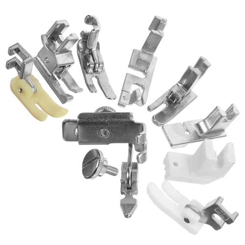 Set de 9 pies multiusos para máquina de coser con caja miniatura 1