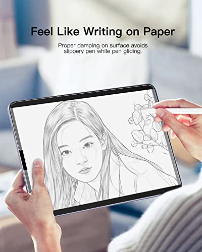 Moko Magnetic Ipad Pro 11 Matte Screen Protector For Ipad Air 5/4 10.9 - Reusable, Anti-Glare Screen Film For Ipad Pro 4/3/2/1 & Ipad Air 5/4 10.9 With Apple Pencil Support, Matte #TOP2