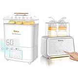 Bololo Baby Bottle Sterilizer and Dryer| Set-lizer for Baby Bottles,Breast Pump,Cups | LED Touch...