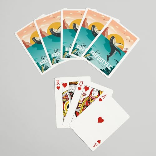 Lantern Press Cabo Mexico Gray Whale 52 Cartas Poker miniatura 7