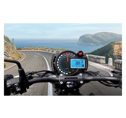 Compteur de vitesse numérique pour moto RX2N avec tableau de bord réglable