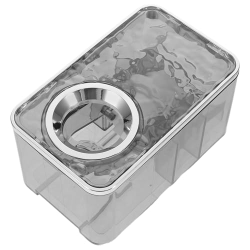 HAPINARY Dispenser Automatico di Dentifricio da Parete Trasparente Grigio Dosaggio Preciso Spremi-Dentifricio senza Sforzo per e Anziani Organizer Bagno Salvaspazio Anti-Corrosione