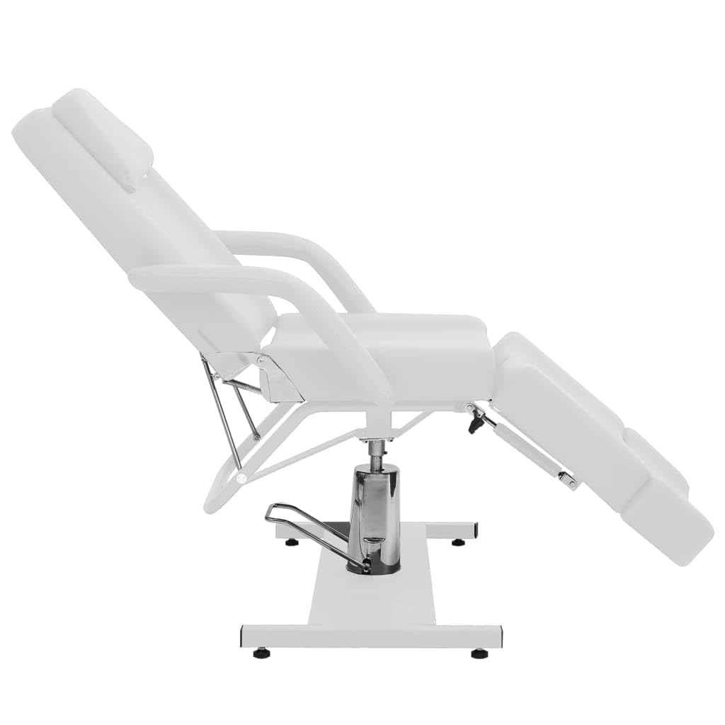 Chaise de Traitement de beauté Similicuir Blanc 180x62x78 cm,Santé & beauté,Hygiène personnelle,Massage & Relaxation,Fauteuils de Massage,47.95 kg-110267