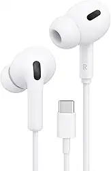 Fone de Ouvido com Fio Intra-auricular Tipo-C e Graves Potentes