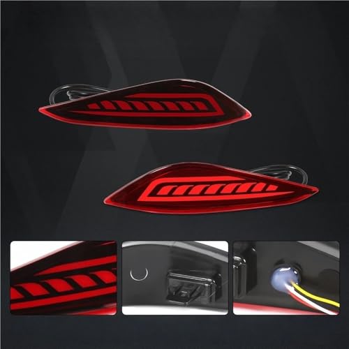 Feu arrière LED anti-collision avec clignotant dynamique pour Rush - 4