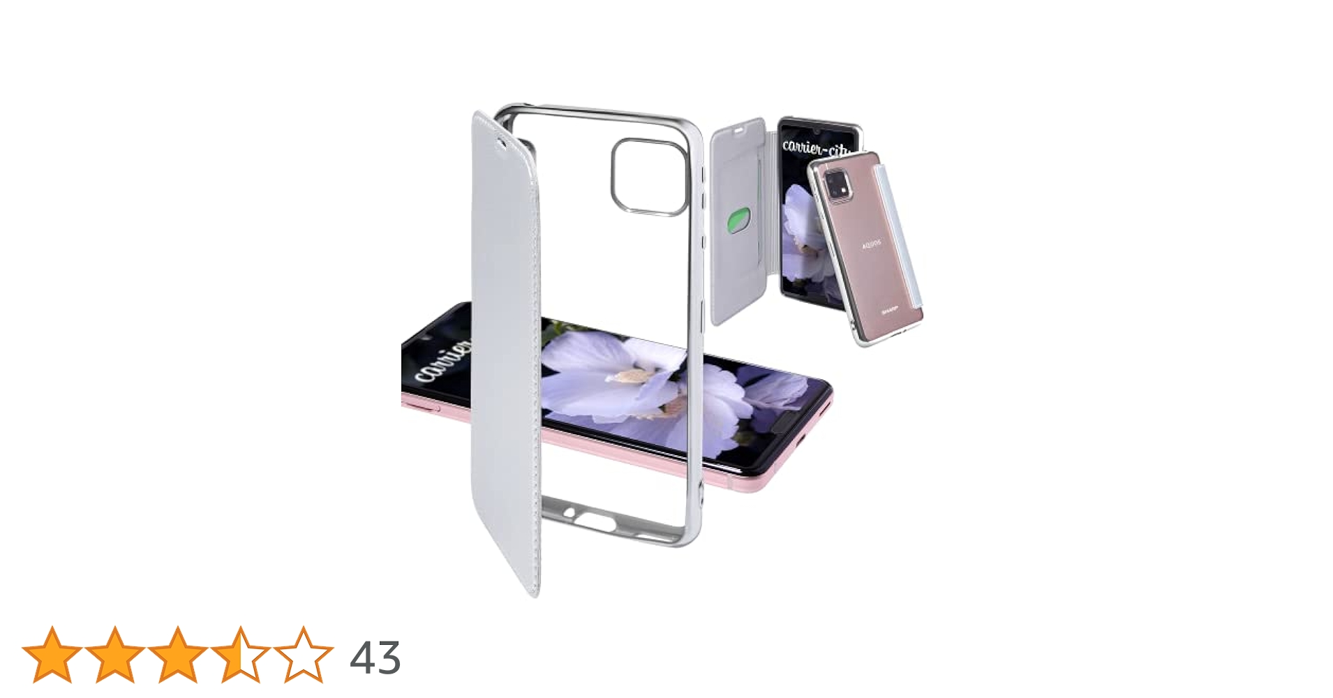SHARP AQUOS SENSE6 ケース付き Amazon.co.jp: Carrier-City AQUOS Sense6 ケース 手帳型