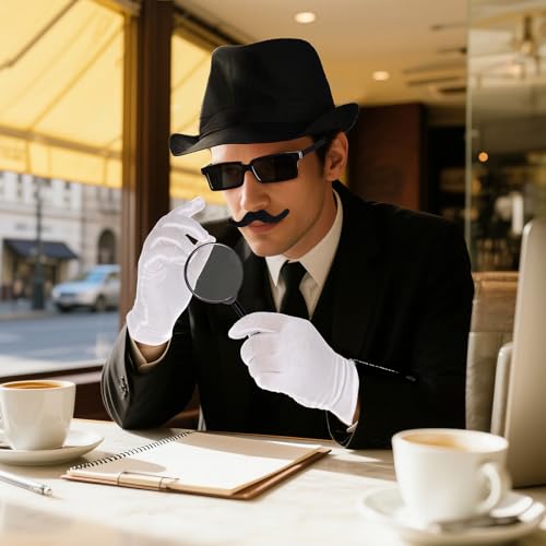 Disfraz completo de detective para Halloween miniatura 4