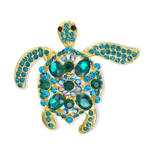 Image of Animal Brooch for Women Rhinestone Brooch Pin 18k Gold Plated Animal Lapel Pin Fashion Jewelry Gift for Mom Wife