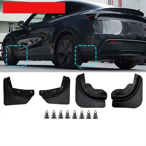 Guardabarros de coche para Tesla Model Y 2025 que evitan salpicaduras 2