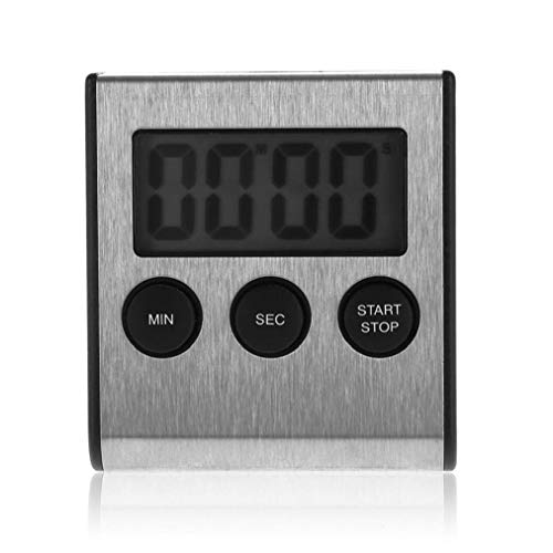 Lankater ABS Stainless Steel Digital Timer Minute Second Timer Kitchen Timer Accessories Clock - Image 8