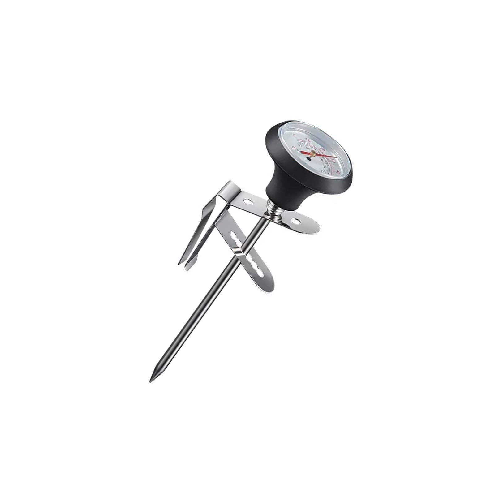 Tsophreniq Cooking Temperature Probe Stainless Steels Coffee Temperature Meter Quickly Read Long Probe Milk Frothing Pots Thermometers Milk Frothing Pots Thermometers