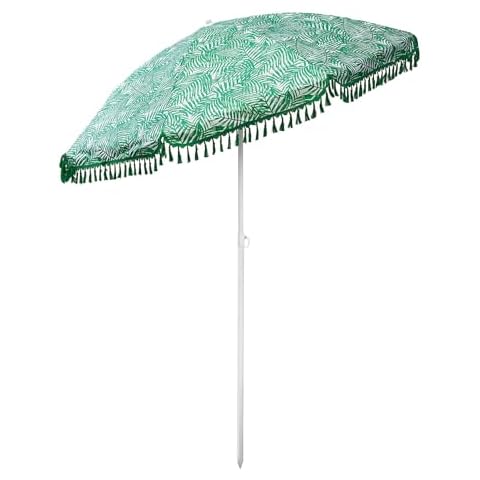 Coopers of Stortford 1.8m Tropical Parasol with Tassels Cover
