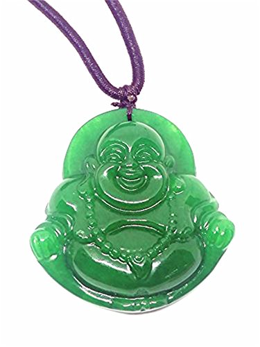 Pendentif or jaune 14K bouddha Maitreya sculpté jade jadeite birmane– AME Jewellery Pendentif or jaune 14K bouddha Maitreya sculpté jade jadeite birmane– AME Jewellery