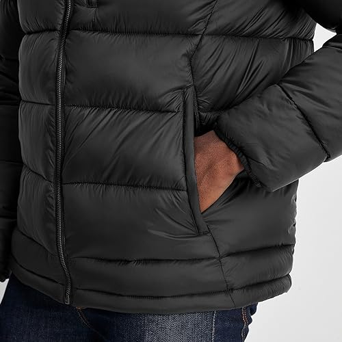 TOG24 Maloney Mens Padded Jacket Warm Windproof Puffer Jackets Winter Insulated Quilted Coat with Multi-pocket for Hiking Skiing Travelling Black 4XL - Image 5